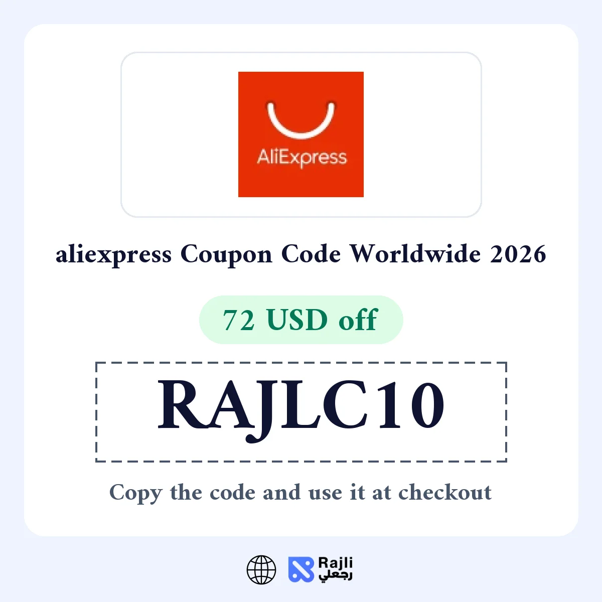 AliExpress Worldwide Coupon: Save Approx. USD 72 on Orders over USD 718.67