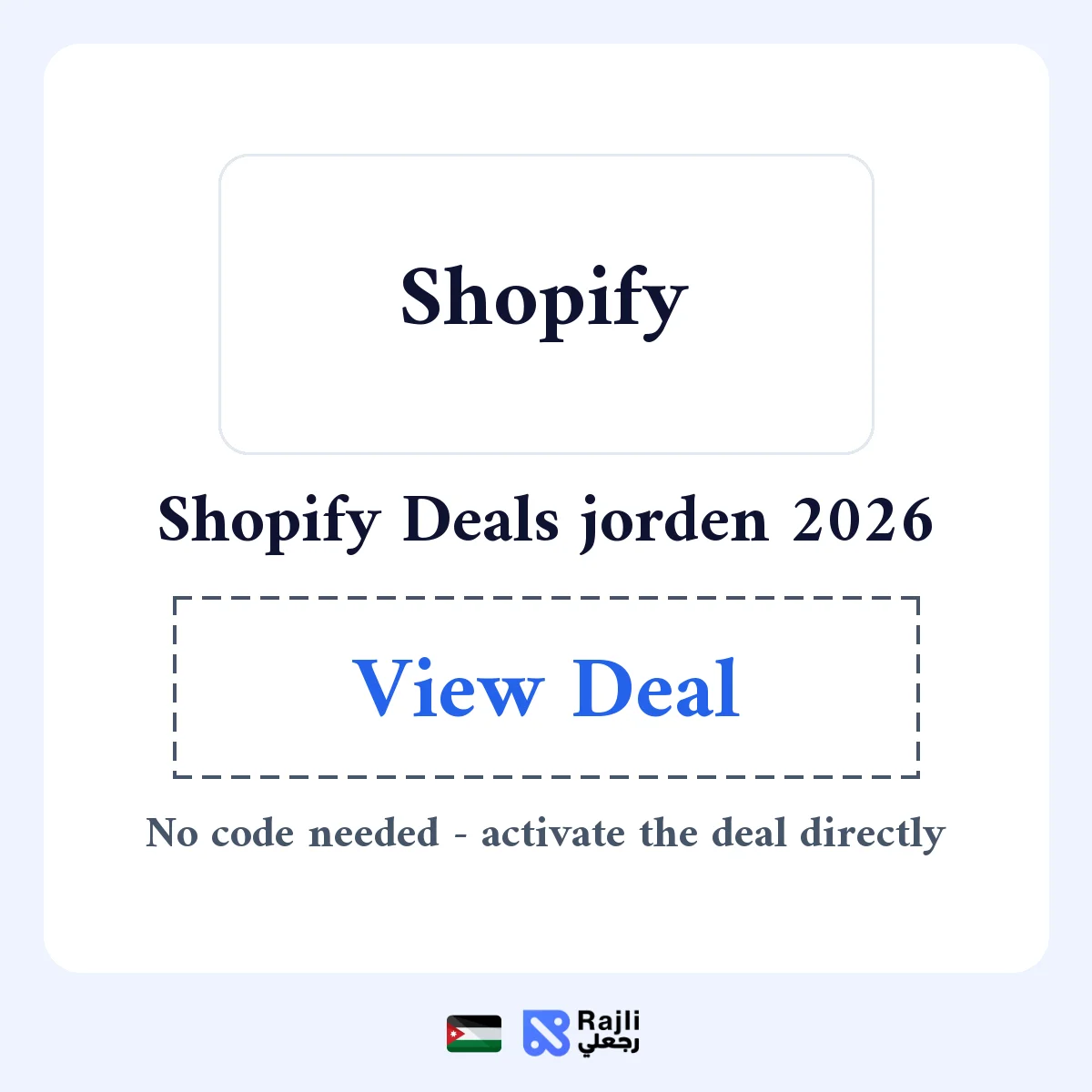 Shopify JO Special Deals