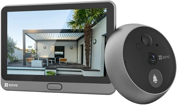 EZVIZ CP4 video door viewer with 4.3-inch touch screen and 1080p camera on Amazon Saudi Arabia