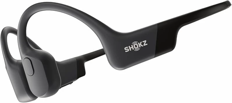 Shokz OpenRun bone conduction sports headphones in black from Amazon Saudi Arabia