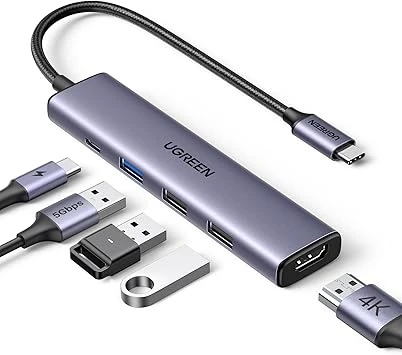 UGREEN USB Type-C hub with 100W PD charging and HDMI 4K port