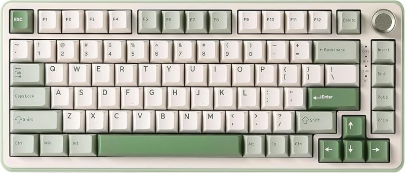 Yunzii B75 Pro 75% wireless mechanical gaming keyboard in Matcha Green from Amazon Saudi Arabia
